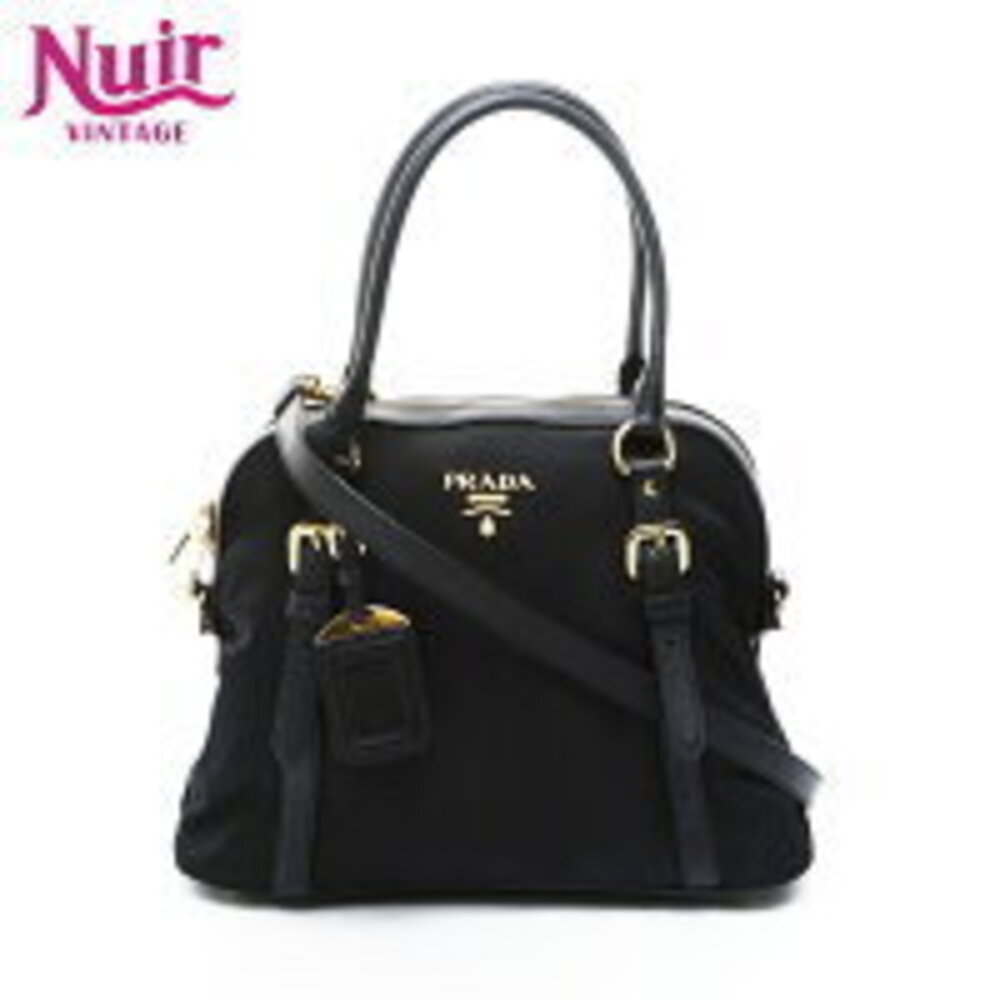Prada Tessuto Handbag Shoulder Bag black